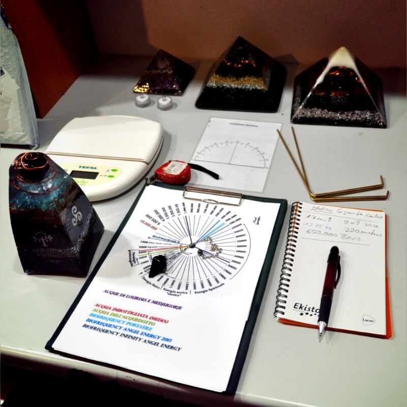 herramientas para medir alcance de las orgonitas