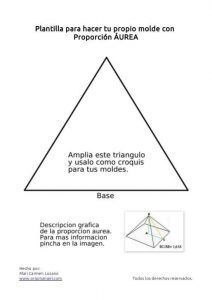 plantilla aurea para orgonita