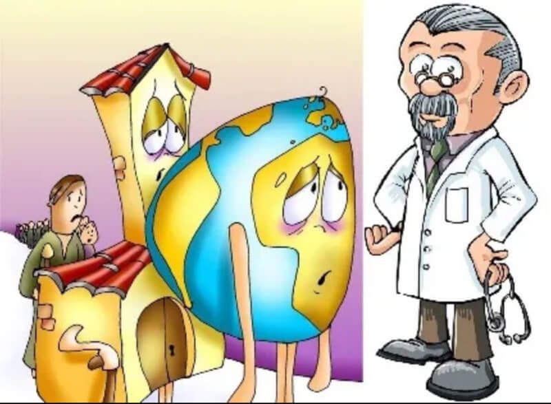 geopatía como enfermdad para todos los seres vivos, incluida la tierra